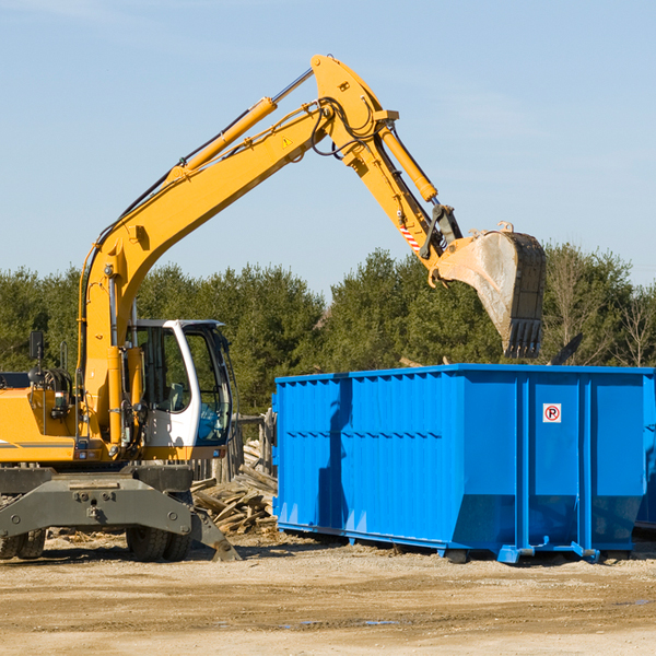 are there any restrictions on where a residential dumpster can be placed in Eaton TN